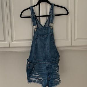 American Eagle Overall Shorts